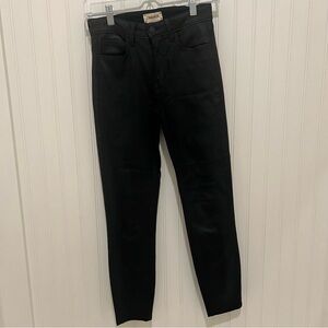 L’agence Margot Coated Black High-Waisted Jeans